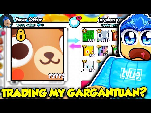 Trading My GARGANTUAN PET In Pet Simulator 99!