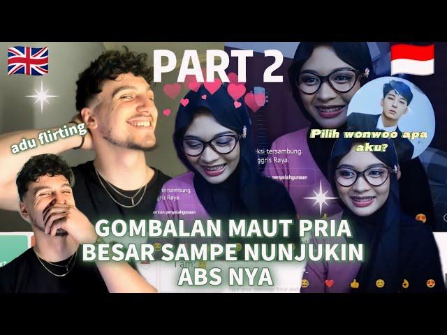 PART 2 DI GOMBALIN BULE BIG BOY SATU INI SAMPE PINGSAN ️ | OME TV | OMEGLE | INGGRIS RAYA 