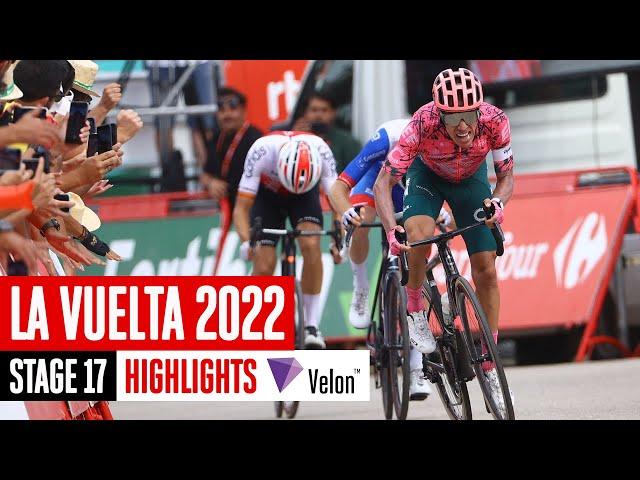 Brutal final attacks | La Vuelta a España 2022 Stage 17 Highlights