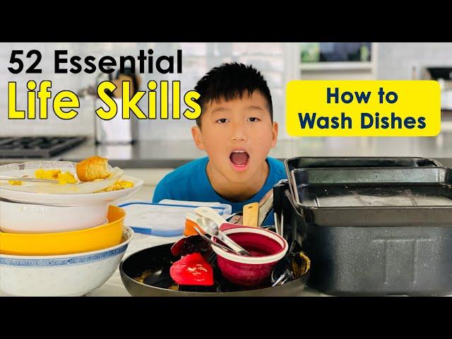 How to Wash Dishes by Hand - the Right and Smart Way (52 Essential Life Skills series)