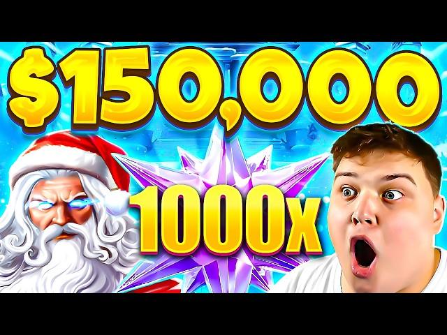 THE INSANE $150,000 BONUS OPENING.. NEW GATES OF OLYMPUS XMAS 1000!