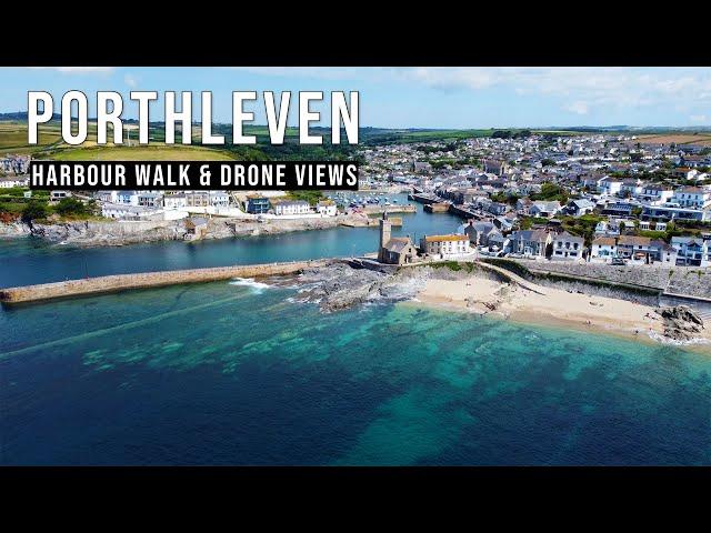 PORTHLEVEN Harbour Walking Tour and Drone - Cornwall Guide 4K Video