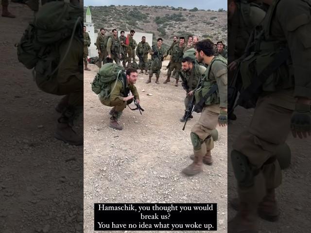 How the Israel army is keeping their spirits up. Vid by Rudy Rochman #israel