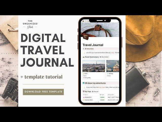 How to Keep a Digital Travel Journal (+ Free Notion Template)