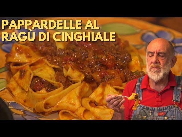 PAPPARDELLE AL RAGÙ DI CINGHIALE  - Le ricette di Giorgione