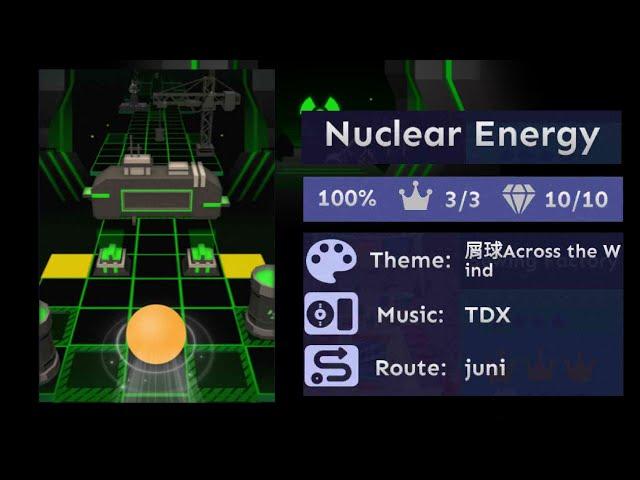 [] Rolling Sky Co-Creation Level 15 Nuclear Energy All Gems and Crowns [CO-CREATION]