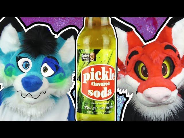  Furries try GROSS SODA CHALLENGE 