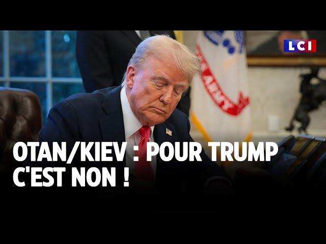 Otan/Kiev : pour Trump c'est non ! ｜LCI