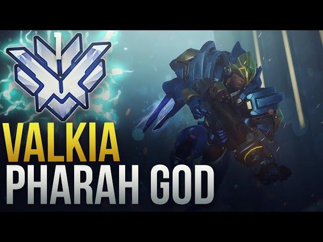 Valkia - RANK 1 WORLD PHARAH GOD - Overwatch Montage