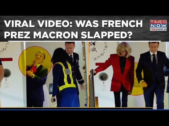 French President Emmanuel Macron Slapped By Wife Brigitte? Watch Viral Slap Caught On Cam