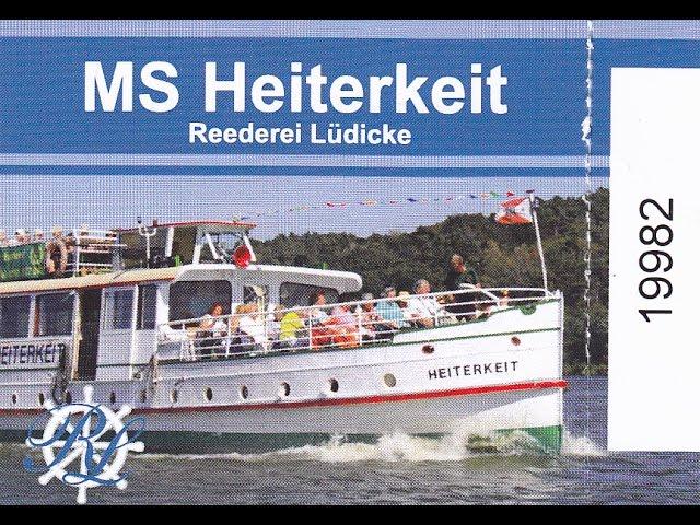 Mit MS Heiterkeit über den Havelkanal 2015