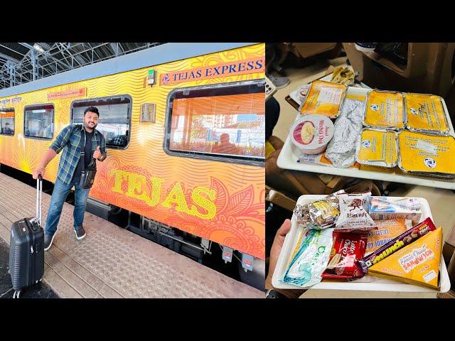 Tejas Express Executive Class Food Review || 2 years baad bhi itna acha Food & service || IRCTC food