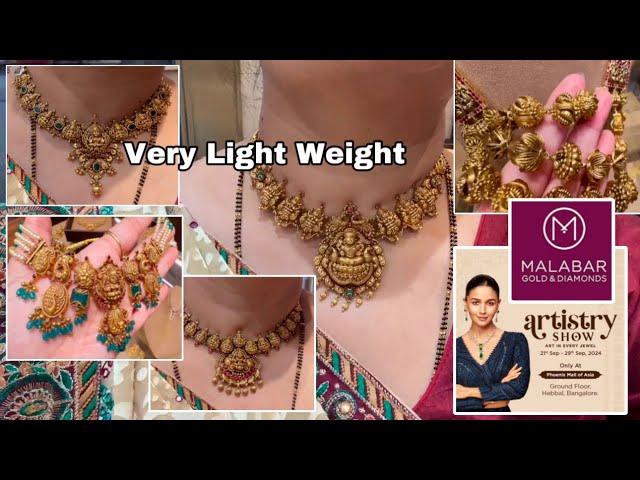 Malabar Light Weight Heavy Look Necklace Starting @20gram/Light weight Necklace /Bangalore/Deeya