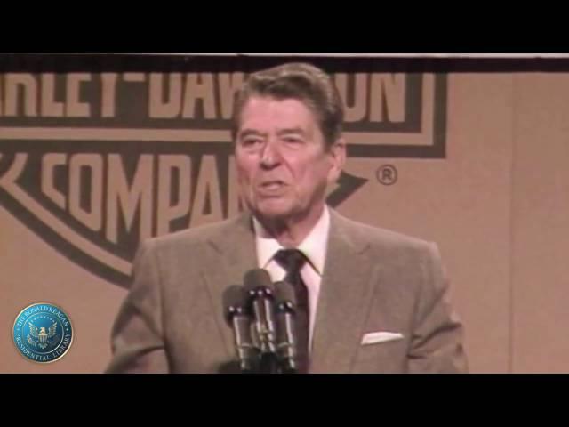 President Reagan's Remarks to Harley-Davidson Company Employees in York, Pennsylvania - 5/6/87