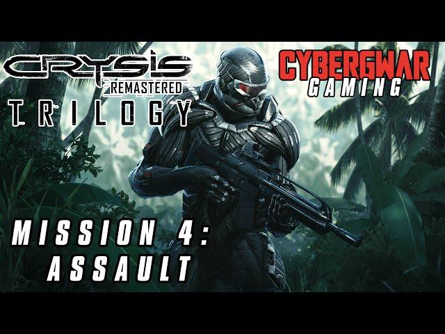 Crysis Remastered Mission 4 - ASSAULT | CybergWar Gaming 4K