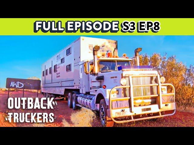 Truck Hauls Mobile Classroom To Remote Communities | Outback Truckers - Season 3 Ep 8 FULL EPISODE