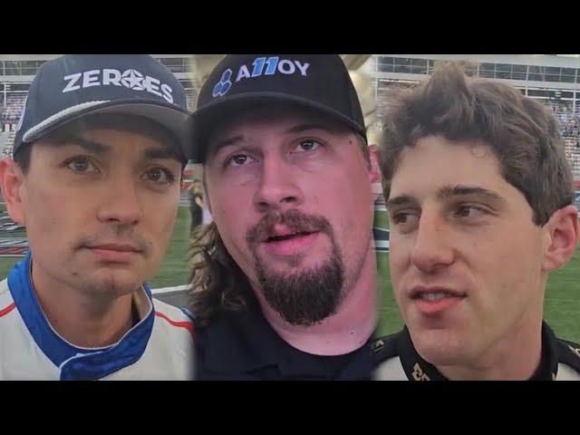Chevy Drivers Josh Williams, Nick Sanchez, Ryan Ellis React to Top 10 Finishes at Charlotte