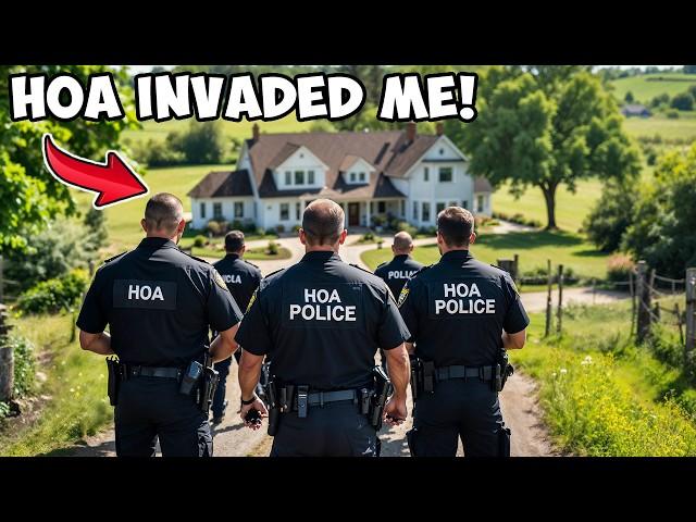 HOA Sends “HOA COPS” To Patrol My Property! My Farm Is NOT Part Of The Homeowner Association!