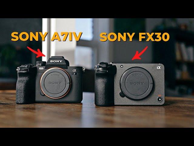 Sony FX30 vs Sony A7IV - What's the Best  for Video?