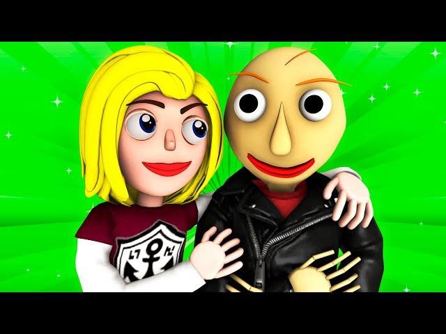 BALDI + BALDINA = LOVE STORY (Movie All Episodes Compilation Baldi's Basics Remastered Animation)