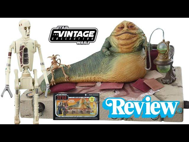 Star Wars The Vintage Collection Jabba The Hutt Action Playset Review