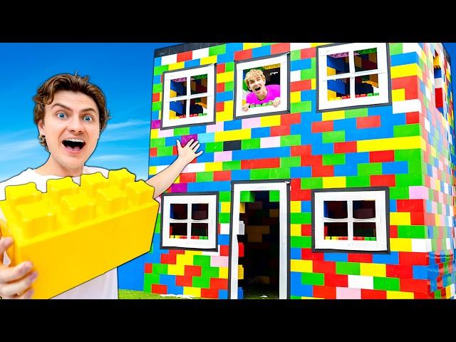 I Built A Giant LEGO House!!