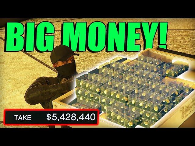 *5 MILLIONS IN 1 HEIST!* | GTA Online Casino Heist Silent And Sneaky, With Diamonds