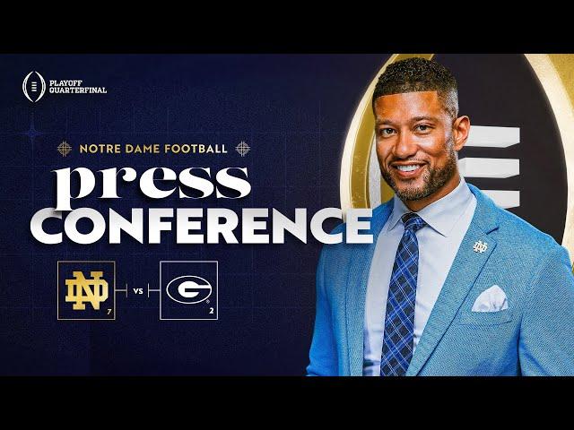 Georgia | Marcus Freeman Sugar Bowl Press Conference (12.23.24) | Notre Dame Football