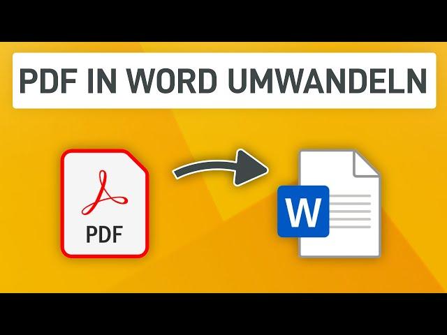  PDF in Word umwandeln & bearbeiten (So geht's!)