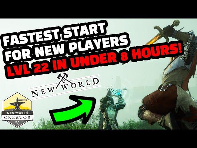 The FASTEST POSSIBLE START for New Players! New World Beginners Guide