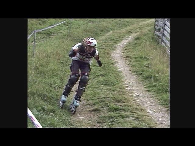 Downhill Offroad Inline Skating and Skateboarding  Savognin 2. Sept. 2000