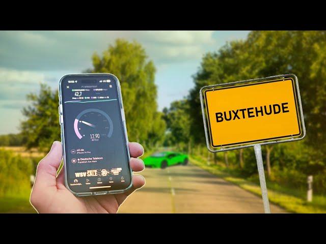 TELEKOM vs VODAFONE vs O2 - 5G Speedtests in Buxtehude - Mobilfunkanbietervergleich 2023