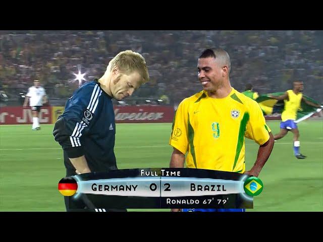 Oliver Kahn will never forget Ronaldo Nazário's performance in this match