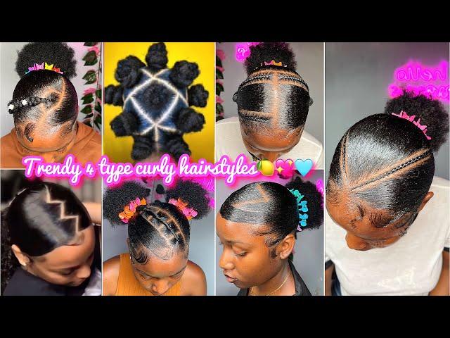 Trying Curly Natural Hairstyles I Find On Pinterest  + 𝐒𝐥𝐚𝐲𝐞𝐝 edges  🩵