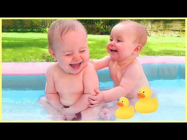 Cute Baby Playing Water Fails Compilation || 5-Minute Fails