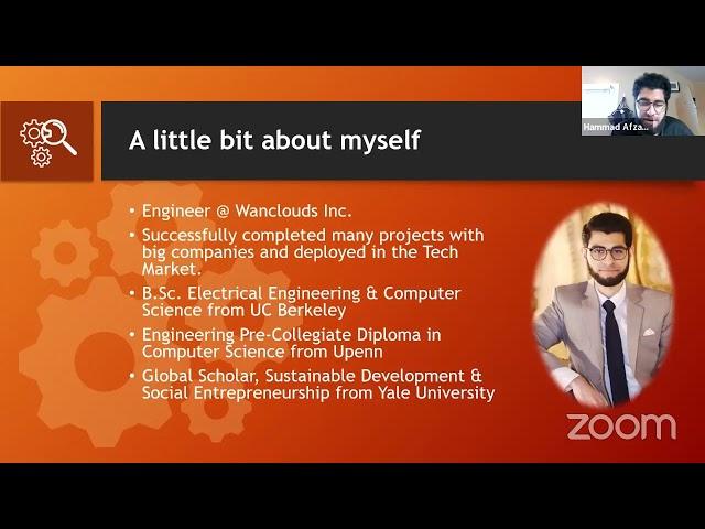 webinar on Undergraduate Opportunities at University of California Berkeley by Hammad Afzal