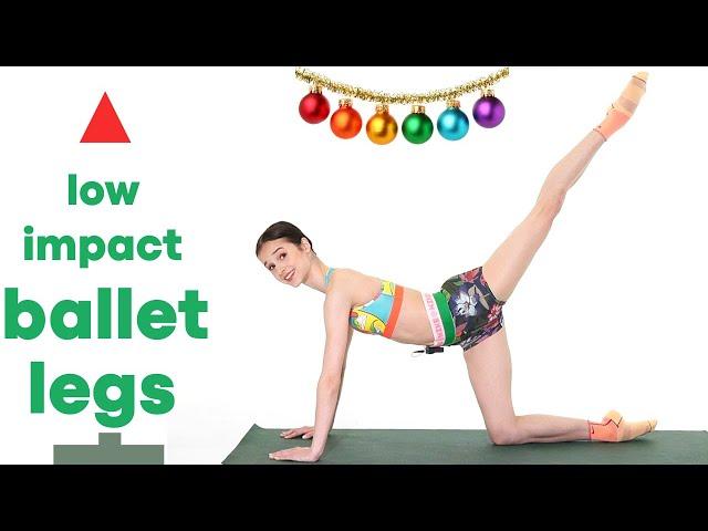 Low impact BALLET LEGS workout with MARIINSKY ballerina Maria Khoreva