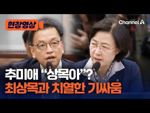 추미애-최상목, 국조 특위서 '팽팽'…최상목 반응이? [현장영상] / 채널A