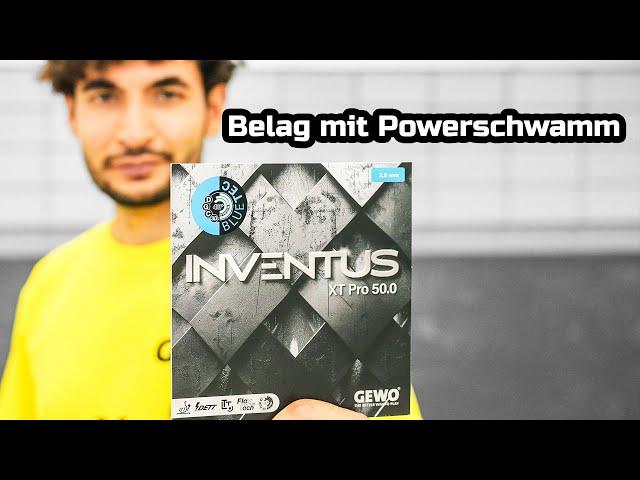 Der beste GEWO Belag? Inventus XT Pro 50.0