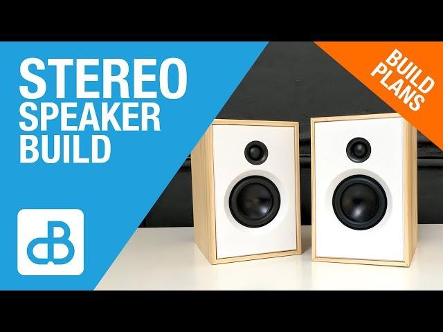 Building a Small 2-Way Stereo Speaker - by SoundBlab