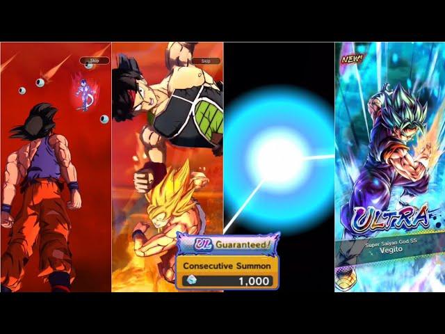 100% Ultra Vegito Blue Guaranteed Summon Trick | Summon Trick | Dragon Ball Legends