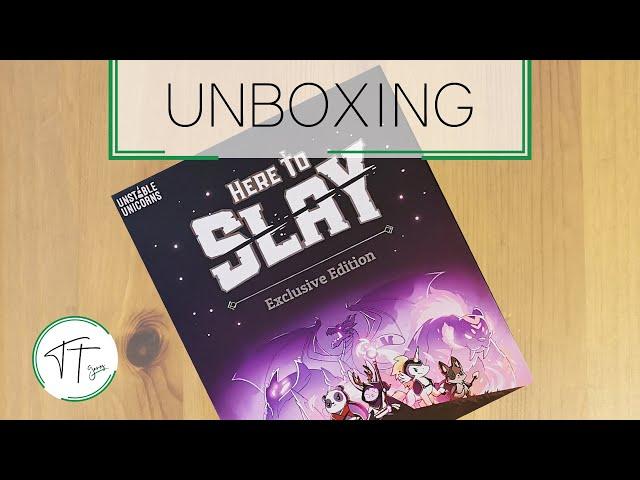 Here to Slay (Exclusive Edition): Kickstarter Unboxing