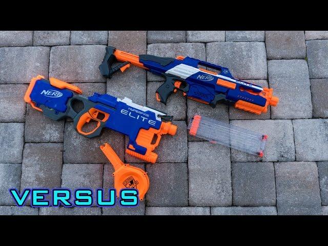 [VS] Nerf Rapidstrike vs. Nerf Hyperfire | Which is Better!?