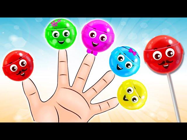 Lollipop Finger Family Song + Many More Nursery Rhymes & Kids Songs By Hooplakidz