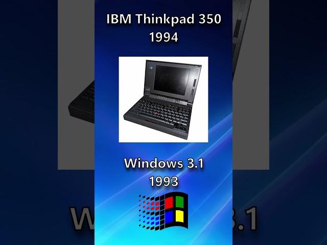 ️ Every Windows Version with computers from the era! #windows #shorts