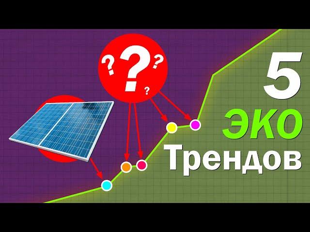 Как ЗАРАБОТАТЬ на ЭКОЛОГИИ: 5 ЭКО-ТРЕНДОВ