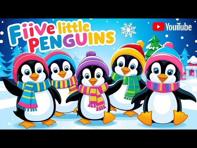 " Sing Along: Five Little Penguins - Fun Nursery Rhymes for Kids! "