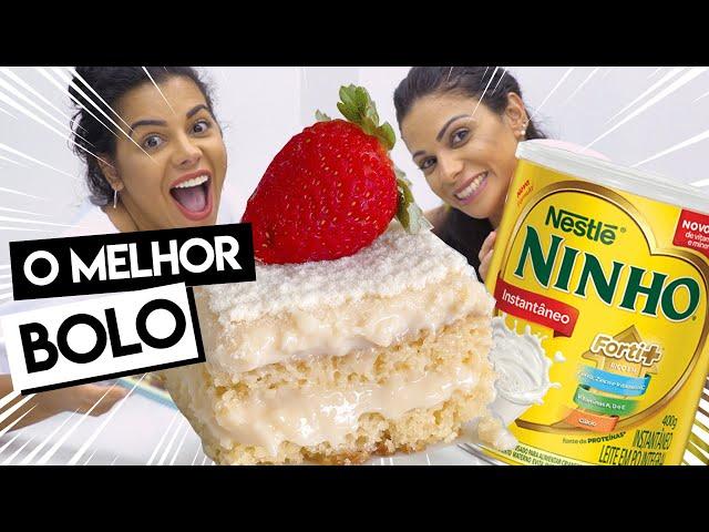 O MELHOR BOLO DE LEITE NINHO DO MUNDO