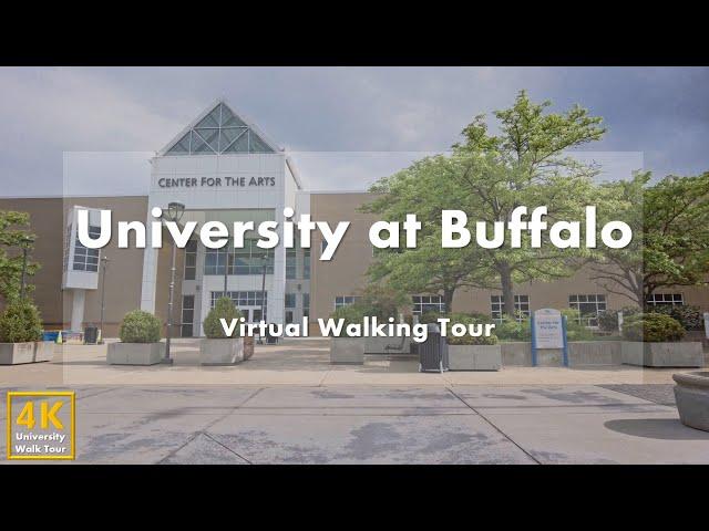 University at Buffalo (North Campus) - Virtual Walking Tour [4k 60fps]