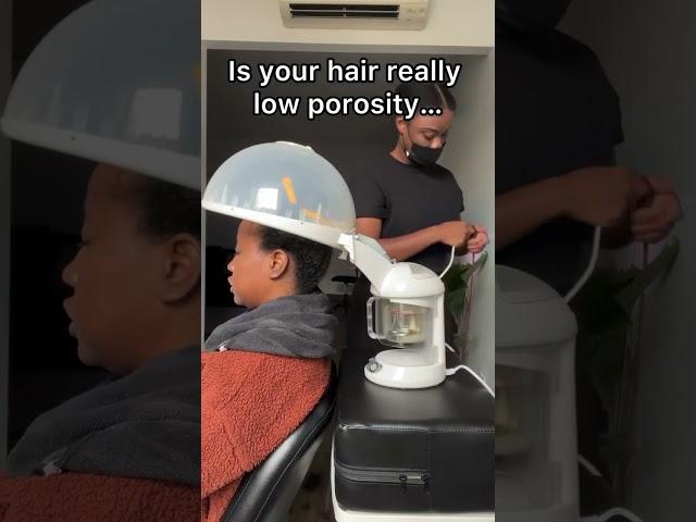 Do you have low porosity hair? #curlyhair #naturalhair #lowporosityhair #shorts